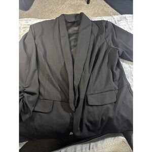 Women's Size 22/24 Black Career Blazer By Ashley Stewart